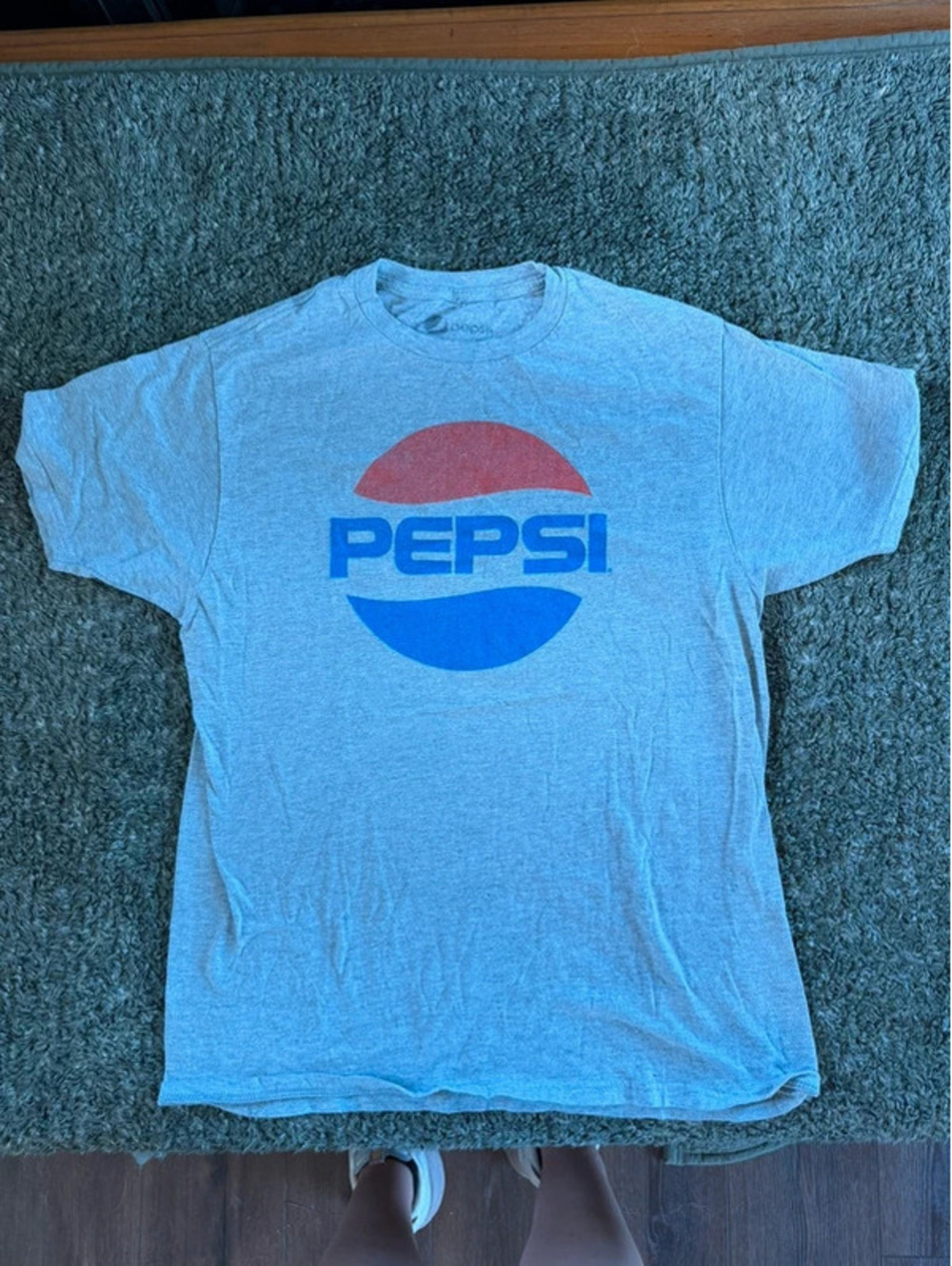 Pepsi Vintage Logo T-Shirt Size Large